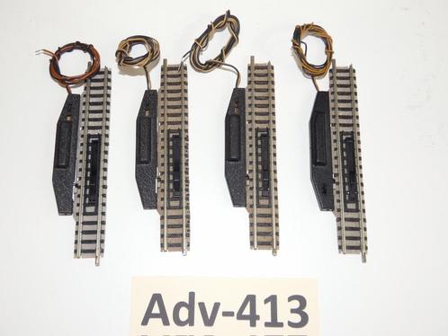 Adv-413 N Spoor Elektrische Ontkoppelrails 9114 Fleischmann, Hobby en Vrije tijd, Modeltreinen | N-Spoor, Zo goed als nieuw, Rails