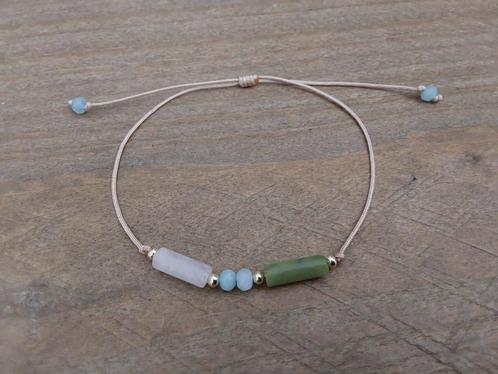 Natuursteen armband sterrenbeeld weegschaal, Sieraden, Tassen en Uiterlijk, Armbanden, Nieuw, Overige materialen, Overige kleuren