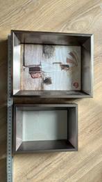 2 fotolijstjes fotolijsten kaders, Ophalen of Verzenden, Zo goed als nieuw, Hout, Minder dan 50 cm
