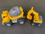 Betoonwagen + graafmachine, Ophalen of Verzenden, Zo goed als nieuw, Overige typen