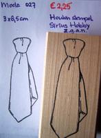 Mode 027 Houten stempel, Hobby en Vrije tijd, Stempelen, Ophalen of Verzenden, Zo goed als nieuw, Houten stempel