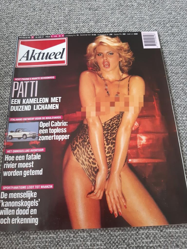 25.Aktueel 1987. Patti. Anton Heyboer. Danuta Lato. Gladiato, Ophalen of Verzenden, Gelezen, Gossip of Showbizz