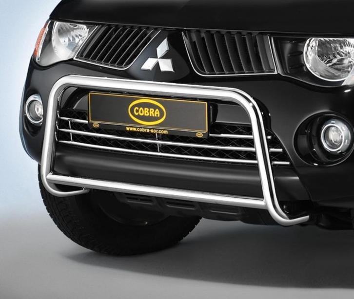 Pushbar Mitsubishi L200 vanaf 2006, RVS, met EU-keur, Auto diversen, Auto-accessoires, Nieuw, Ophalen of Verzenden