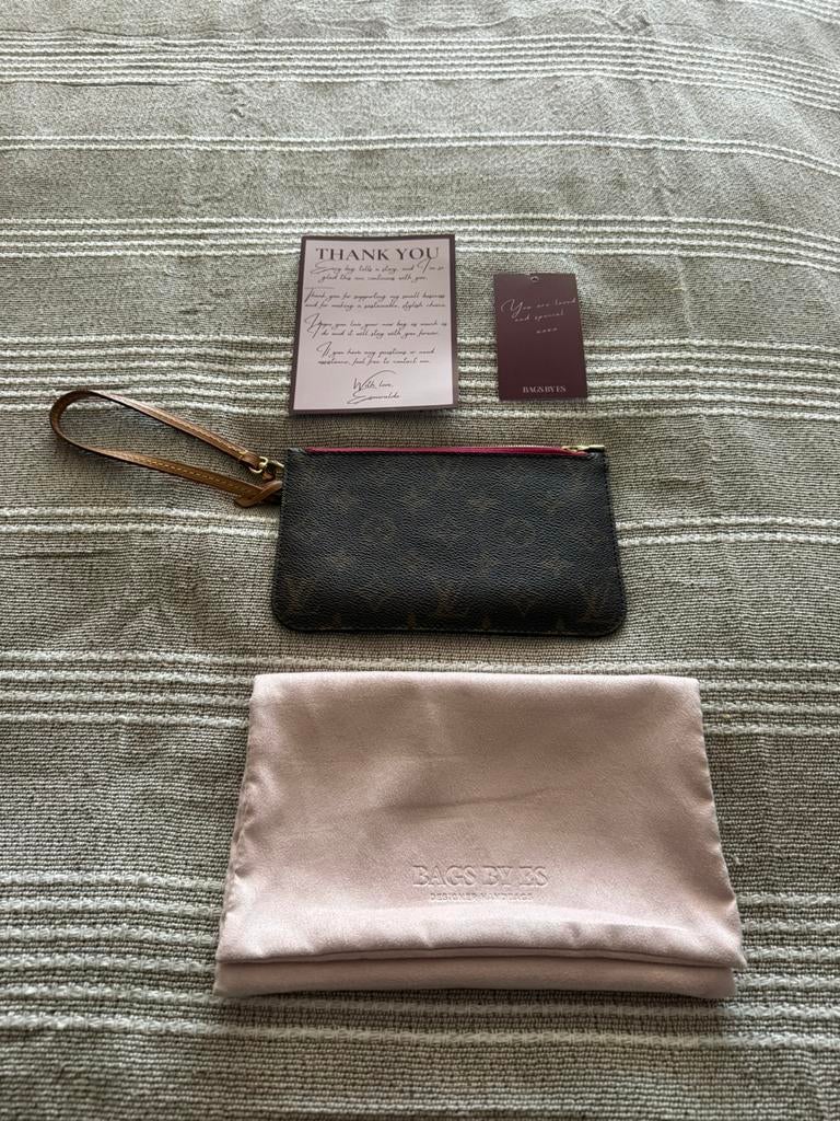 Louis Vuitton pochette, Overige merken, Gebruikt, Bruin, Verzenden