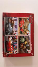 Cars 4 in 1 puzzel, Ophalen, Meer dan 50 stukjes, Gebruikt, 4 tot 6 jaar