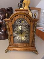 Antieke Tafelklok met Maanfase, Ophalen of Verzenden