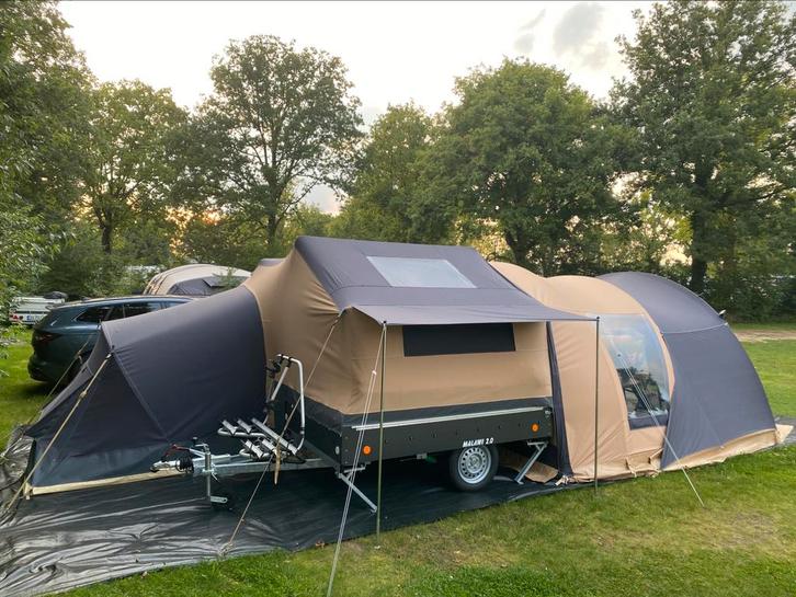 Cabanon Malawi 2.0 de luxe (bermkeuken) vele opties zgan, Caravans en Kamperen, Tenten, Zo goed als nieuw, Ophalen
