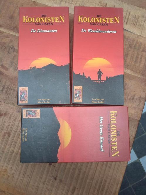 Kolonisten van Catan - 3 Uitbreidingen (Oude Versie), Hobby en Vrije tijd, Gezelschapsspellen | Bordspellen, Gebruikt, Drie of vier spelers