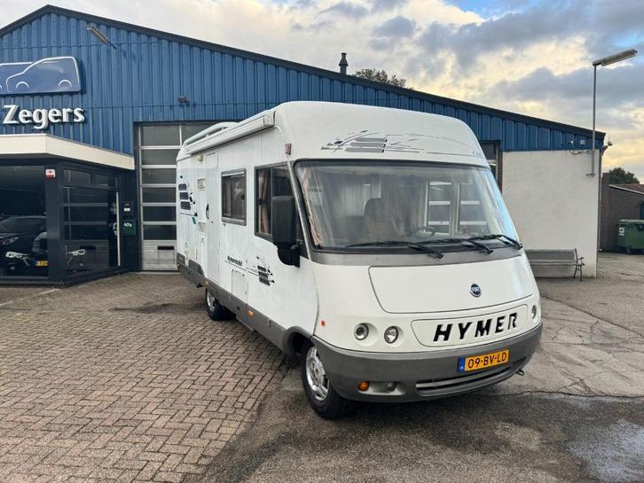 Hymer e610 Fiat 2.5TD Integraal Camper / Airco / Cruise ctrl, Caravans en Kamperen, Campers, Bedrijf, tot en met 5, Half-integraal