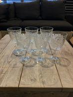 6 Wijnglazen, Antiek en Kunst, Antiek | Glas en Kristal, Ophalen