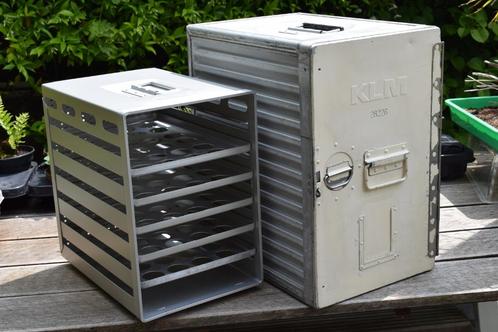 KLM Aluminium Airline Container met oven insert en trays, Verzamelen, Luchtvaart en Vliegtuigspotten, Gebruikt, Overige typen
