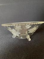 Vintage Schaal met druivenblad motief, Ophalen of Verzenden