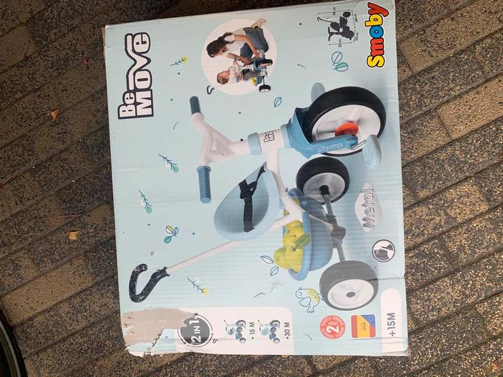 Smoby Be Move Loopfiets/Duwfiets - Nieuw in doos, Kinderen en Baby's, Speelgoed | Buiten | Voertuigen en Loopfietsen, Nieuw, Loopfiets