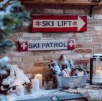 Handgeschilderd Après Ski bord / wintersport / Ski Lift, Ophalen of Verzenden, Nieuw