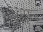 originele gravure plattegrond Edam, Blaeu, 1649, Verzenden