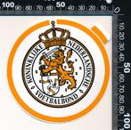 Sticker: KNVB - Koninklijke Nederlandsche Voetbalbond (Oranj, Verzamelen, Stickers, Sport, Ophalen of Verzenden