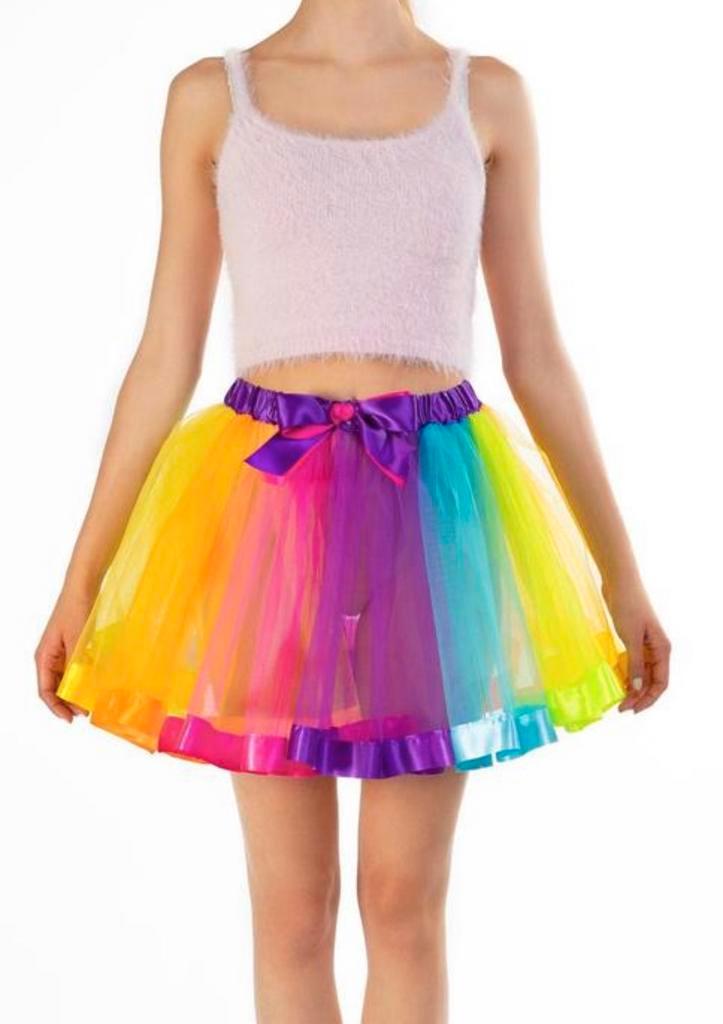 Leuke kleurrijke petticoat, Kleding | Dames, Carnavalskleding en Feestkleding, Zo goed als nieuw, Carnaval, Maat 34 (XS) of kleiner