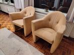 Twee Leolux fauteuils, Huis en Inrichting, Fauteuils, Ophalen, Gebruikt, 75 tot 100 cm, Stof