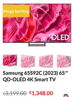 Samsung Oled 65inch qe65s92cat, Ophalen, Zo goed als nieuw
