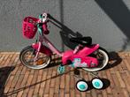 B’twin kinderfiets 4 jaar, Fietsen en Brommers, Fietsen | Kinderfietsjes, Ophalen, Zijwieltjes, Gebruikt, Minder dan 16 inch