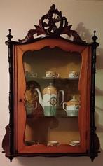 Horrix/willem III notenhouten hang vitrinekastje, Antiek en Kunst, Antiek | Meubels | Kasten, Ophalen