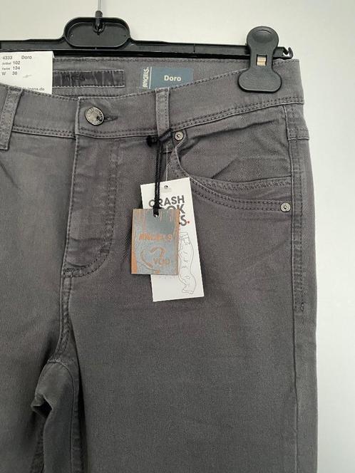 F1271 Angels mt. 36/38=S/M Doro L32 jeans broek grijs, Kleding | Dames, Spijkerbroeken en Jeans, Nieuw, W28 - W29 (confectie 36)