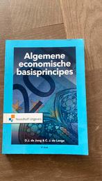 C.J. Lange - Algemene economische basisprincipes, C.J. Lange; D.J. de Jong, Economie, Ophalen of Verzenden, Zo goed als nieuw
