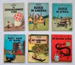 Kuifje (zeer oud) 6x, Meerdere stripboeken, Ophalen, Gelezen, Hergé