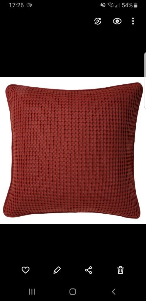 Vareld kussen Ikea, Huis en Inrichting, Woonaccessoires | Kussens, Zo goed als nieuw, Overige kleuren, Vierkant, Ophalen of Verzenden