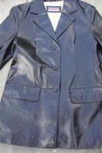 Gave Zwarte leren jas maat 40, Ginger, Kleding | Dames, Maat 38/40 (M), Zwart, Ginger, Ophalen of Verzenden
