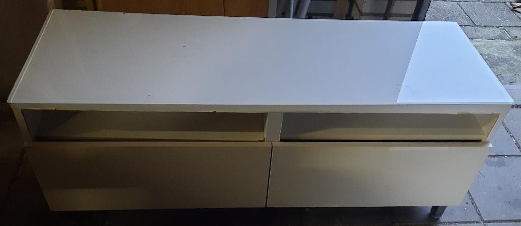 TV meubel met 2 laden 120x50x40cm., Ophalen, Minder dan 50 cm, Gebruikt, Minder dan 100 cm