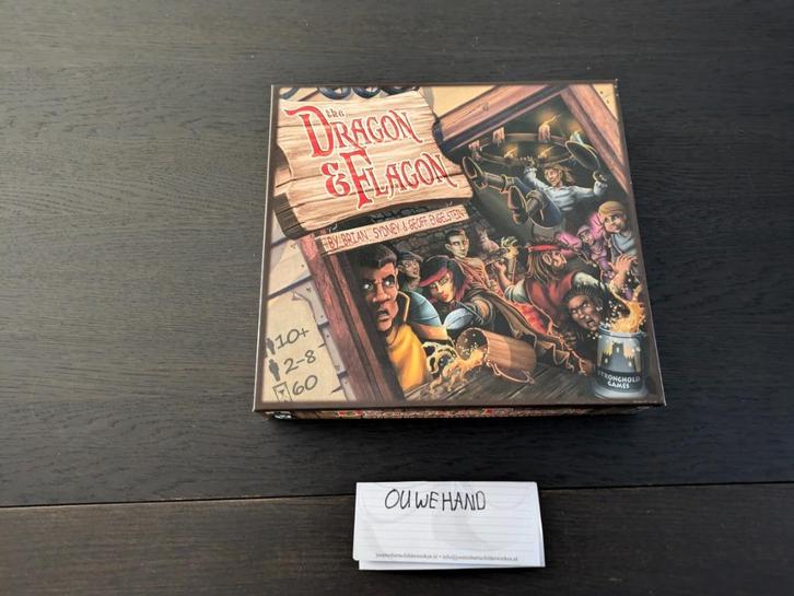 The Dragon & Flagon, Hobby en Vrije tijd, Gezelschapsspellen | Bordspellen, Zo goed als nieuw, Drie of vier spelers, Vijf spelers of meer