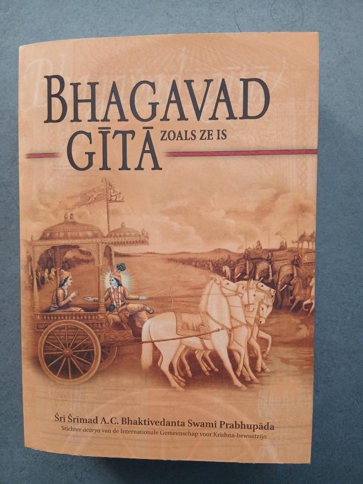 Bhagavad Gita zoals Ze is (met uitgebreide uitleg) als nieuw, Boeken, Esoterie en Spiritualiteit, Zo goed als nieuw, Instructieboek