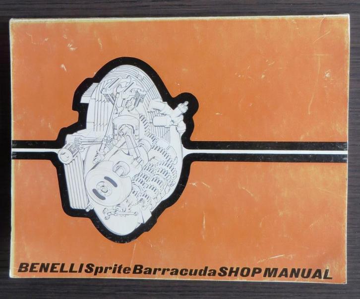 Benelli 125 & 200 Sprite & 250 Barracuda Shop Manual - 1970, Motoren, Handleidingen en Instructieboekjes, Overige merken, Verzenden