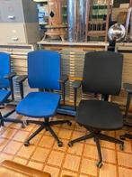nette blauwe bureaustoel, Ophalen, Gebruikt, Zwart