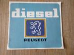 Autofolder: Peugeot Diesel met verschillende modellen.  1981, Ophalen of Verzenden, Zo goed als nieuw, Peugeot