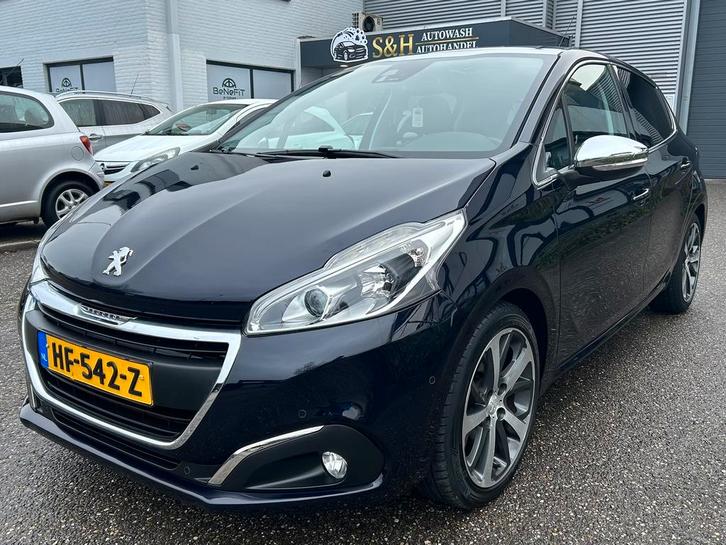 Peugeot 208 1.2 Puretech 81KW Aut-6 2015 Blauw, Auto's, Peugeot, Bedrijf, 360° camera, ABS, Achteruitrijcamera, Adaptieve lichten