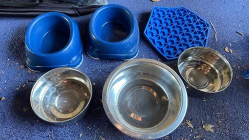 honden katten kunststof en RVS voerbak drinkbak, Dieren en Toebehoren, Hondenvoerbakken en Drinkbakken, Ophalen of Verzenden