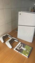 PS5 met 2 controllers en FIFA 25, Spelcomputers en Games, Spelcomputers | Sony PlayStation 5, Ophalen of Verzenden, Zo goed als nieuw