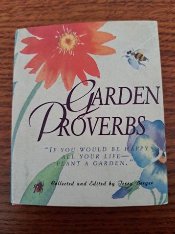GARDEN PROVERBS mini-boekje beschikbaar voor biedingen