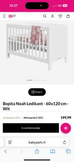 Bopita Noah babybedje Ledikant 60x120 + Matras, Ophalen, Gebruikt, Ledikant