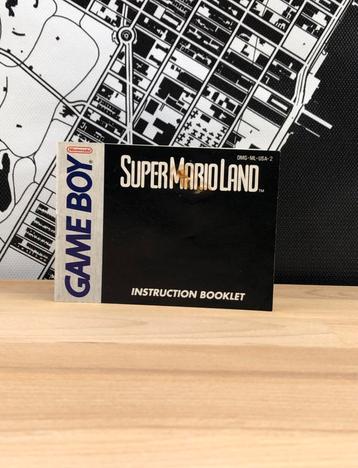 Game Boy Nintendo instructie Handleiding Super Mario Land beschikbaar voor biedingen