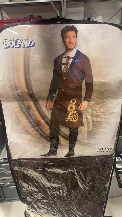 Steampunk heren outfit, nieuw in verpakking, maat M/L, Hobby en Vrije tijd, Feestartikelen, Nieuw, Kostuum, Overige, Ophalen