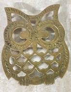 vintage uil koperen onderzetter voor schalen pannen etc, Antiek en Kunst, Antiek | Koper en Brons, Ophalen of Verzenden, Koper