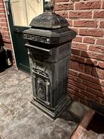 Engelse kolom brievenbus, Tuin en Terras, Brievenbussen, Ophalen, Gebruikt, Aluminium, Staande brievenbus