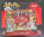 Looney Tunes Puzzel - 1000 Stukjes - Celebrate, Ophalen of Verzenden, 500 t/m 1500 stukjes, Zo goed als nieuw, Legpuzzel