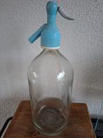 Antieke spuitfles met blauwe dop, Antiek en Kunst, Ophalen of Verzenden