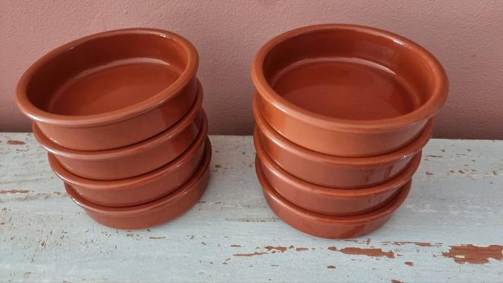 *NIEUW*KERAMIEK TERRACOTTA TAPASSCHAALTJES - ZIE ADVERTENTIE, Huis en Inrichting, Keuken | Potten en Pannen, Nieuw, Overige typen