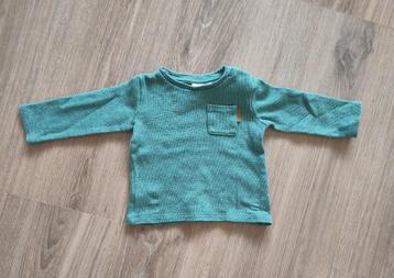 Prénatal groen baby shirt lange mouwen maat 68 beschikbaar voor biedingen