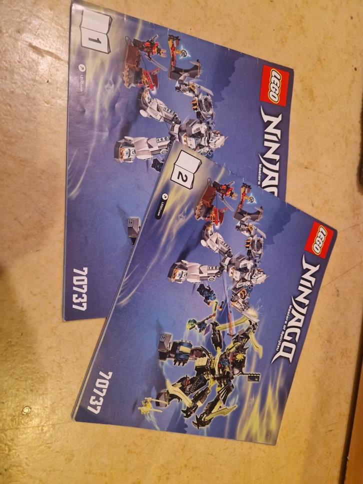 Lego Ninjago 70737 Titan Mech Battle -  set met boekjes, Kinderen en Baby's, Speelgoed | Duplo en Lego, Gebruikt, Lego, Losse stenen